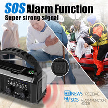 Cargar imagen en el visor de la galería, Radio De Manivela De 10000 Mah Radio De Emergencia Radio
