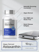 Cargar imagen en el visor de la galería, Horbäach Astaxantina 10mg 60 Cápsulas Blandas Fórmula