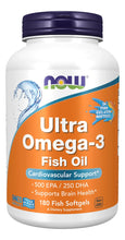 Cargar imagen en el visor de la galería, Now Foods Suplementos Ultra Omega-3 500 Epa Y 250 Dha Apoyo