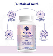 Cargar imagen en el visor de la galería, Suplementos De Ácido Hialurónico Liposomal De 1000 Mg