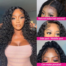 Cargar imagen en el visor de la galería, Peluca Cabello Humano Brasileño Ondulado | 180% Densidad | Lace Front HD