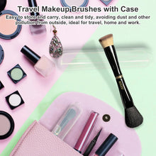 Cargar imagen en el visor de la galería, Jilier Brochas De Maquillaje De Viaje Con Estuche Juego De