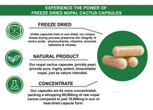 Cargar imagen en el visor de la galería, Natural Home Cures Cápsulas De Cactus Nopal Liofilizado