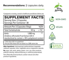 Cargar imagen en el visor de la galería, Terry Naturally Colesterol Saludable Con Amla 60 Cápsulas -