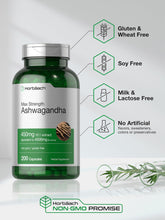 Cargar imagen en el visor de la galería, Ashwagandha Extracto 10:1 | Equiv. 4500 mg | 200 Cápsulas | Horbäach