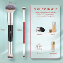 Cargar imagen en el visor de la galería, Start Makers Brochas De Maquillaje De Doble Punta Para Base