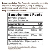 Cargar imagen en el visor de la galería, Natures Way Complejo Mineral De Calcio Y Magnesio 750 Mg Por