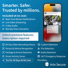Cargar imagen en el visor de la galería, Arlo Timbre De Video 2k 2ª Generación Opción Sin
