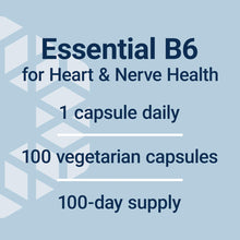Cargar imagen en el visor de la galería, Life Extension Vitamin B6 250 Mg High Potency Cardiovascular
