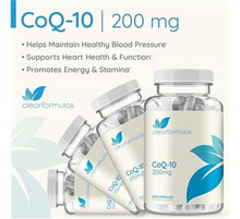 Cargar imagen en el visor de la galería, Clear Formulas Pure Coq10 200 Mg 200 Cápsulas Absorción