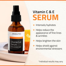 Cargar imagen en el visor de la galería, Yeouth Sérum Facial Vitamina C + Ácido Hialurónico | Iluminador Antienvejecimiento