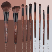 Cargar imagen en el visor de la galería, Juego De Brochas De Maquillaje De Bambú Profesional Juego De