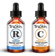 Cargar imagen en el visor de la galería, Truskin Naturals Suero Facial Duo Suero De Retinol Para La