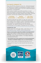 Cargar imagen en el visor de la galería, Cápsulas Nordic Naturals Ultimate Omega 2X, sabor a limón, 2,150 mg de omega-3, aceite de pescado de alta potencia, con EPA y DHA, promueve la salud cerebral y cardíaca, sin OMG
