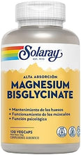 Cargar imagen en el visor de la galería, Magnesio Glicinato Quelado + BioPerine | 120 Cápsulas Veganas | SOLARAY
