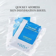 Cargar imagen en el visor de la galería, +wis+ Mascarilla Facial Triple Ác. Hialurónico | 24 Unidades | Vit B5 + Genciana | Hidrata + Repara + Antienvejecimiento
