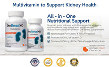 Cargar imagen en el visor de la galería, Nephroceuticals ProRenal+D | Omega-3 Aceite de Pescado + Vitamina D3 | 180 Cápsulas Blandas | 90 Días | Multivitamínico Renal

