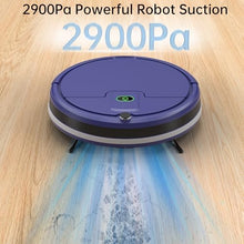 Cargar imagen en el visor de la galería, Aspirador robot, aspiradora robot, succión delgada de 2900 Pa sin enredos, aspiradora robótica automática de carga automática, ideal para pelo de mascotas, suelos duros y alfombras de pelo bajo

