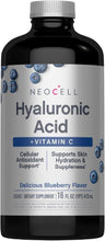 Cargar imagen en el visor de la galería, NeoCell Ácido Hialurónico Líquido + Vitamina C | 50mg por Porción | Sabor Bayas | 473ml (16 oz)
