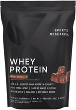 Cargar imagen en el visor de la galería, Sports Research Whey Isolate 5 lb | Construcción Muscular | Recuperación
