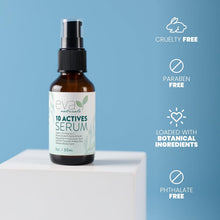 Cargar imagen en el visor de la galería, 10 Actives Suéro Facial | 1 oz | Niacinamida + Vit C + Ác. Hialurónico | 10 Activos | Ilumina + Poros + Manchas
