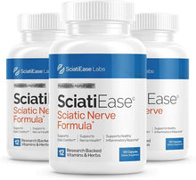 Cargar imagen en el visor de la galería, SciatiEase Labs | SciatiEase | Nervio Ciático | 12 Ingredientes | PEA + Ácido Alfa Lipoico 300mg + Benfotiamina | 120 Cápsulas | Certificado GMP
