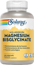 Cargar imagen en el visor de la galería, Magnesio Glicinato Quelado + BioPerine | 120 Cápsulas Veganas | SOLARAY
