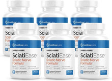 Cargar imagen en el visor de la galería, SciatiEase Labs | SciatiEase | Nervio Ciático | 12 Ingredientes | PEA + Ácido Alfa Lipoico 300mg + Benfotiamina | 120 Cápsulas | Certificado GMP
