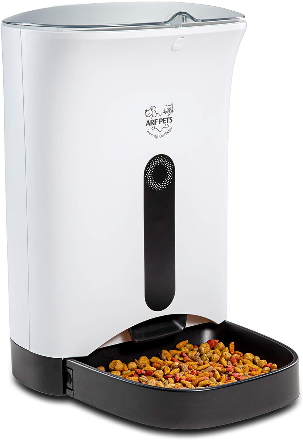 Alimentador automático de mascotas, dispensador de comida para perro y gato – Contiene alarmas de distribución, control de porciones, grabación de voz, temporizador programable hasta 4 comidas al día