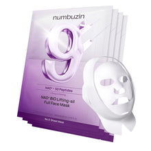 Cargar imagen en el visor de la galería, Numbuzin Máscara Hoja No.9 NAD+ BIO Lifting | Péptidos + Colágeno + Adenosina | Reafirmante Facial | Todo Tipo de Piel
