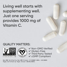 Cargar imagen en el visor de la galería, Vitamina C 1000 mg | 240 Cápsulas Vegetales | Sin Gluten | Sin Soya | Sports Research
