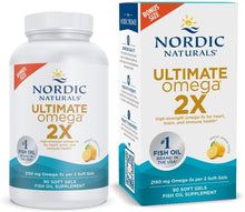 Cargar imagen en el visor de la galería, Nordic Naturals Ultimate Omega 2X | 2150 mg Omega-3 | Sabor Limón
