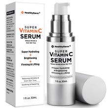 Cargar imagen en el visor de la galería, Suéro Súper Vitamina C 50+ | Niacinamida + Péptidos + Bakuchiol + Cafeína | Antiarrugas + Firmeza + Ilumina
