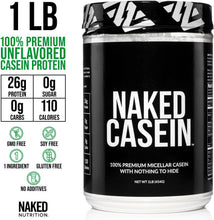Cargar imagen en el visor de la galería, Caseína Micelar 100% Pura | Sin OMG | Sin Gluten | 15 Porciones | Naked Casein
