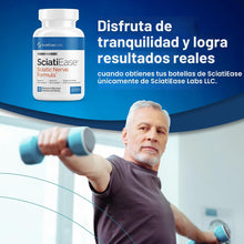 Cargar imagen en el visor de la galería, SciatiEase Labs | SciatiEase | Nervio Ciático | 12 Ingredientes | PEA + Ácido Alfa Lipoico 300mg + Benfotiamina | 120 Cápsulas | Certificado GMP
