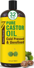 Cargar imagen en el visor de la galería, Aceite de Ricino Puro | 32 oz (946ml) | Prensado en Frío
