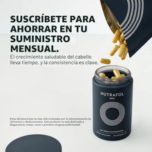 Cargar imagen en el visor de la galería, Nutrafol Men Advanced | Suplemento Capilar | 120 Cápsulas | 30 Días | Hombres

