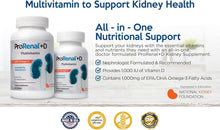 Cargar imagen en el visor de la galería, Nephroceuticals ProRenal+D | Omega-3 Aceite de Pescado + Vitamina D3 | 180 Cápsulas Blandas | 90 Días | Multivitamínico Renal

