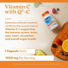 Cargar imagen en el visor de la galería, Doctor's Best Vitamina C 1000mg Quali-C | Colágeno + Antioxidante + Inmunidad | Vegano | Sin OGM | 120 Cápsulas
