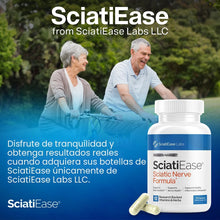 Cargar imagen en el visor de la galería, SciatiEase Labs | SciatiEase | Nervio Ciático | 12 Ingredientes | PEA + Ácido Alfa Lipoico 300mg + Benfotiamina | 120 Cápsulas | Certificado GMP
