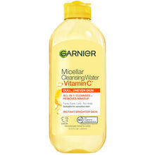 Cargar imagen en el visor de la galería, Garnier SkinActive Agua Micelar Vitamina C | 13.5 fl oz | Limpia + Desmaquilla + Ilumina | 1 Paso
