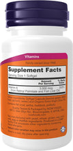 Cargar imagen en el visor de la galería, NOW Supplements Vitamina A 10,000 UI | 100 Cápsulas Blandas | Salud Ocular + Inmunidad | Sin OGM | GMP
