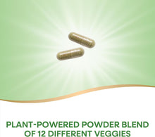 Cargar imagen en el visor de la galería, Nature's Way Garden Veggies | 60 Cápsulas | Mezcla de 12 Verduras 900mg
