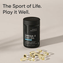 Cargar imagen en el visor de la galería, Omega-3 Triple Concentración 1250 mg | 90 Cápsulas | Aceite de Pescado de Alaska | Sports Research
