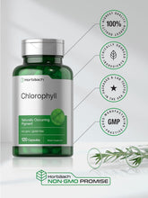 Cargar imagen en el visor de la galería, Horbäach Clorofila 120 Cápsulas | Superalimento Verde | Alta Pureza
