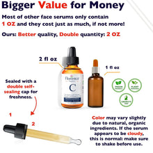 Cargar imagen en el visor de la galería, Suéro Facial Vitamina C 2 fl oz | Niacinamida + Ác. Hialurónico + Antioxidantes | Iluminador + Antimanchas
