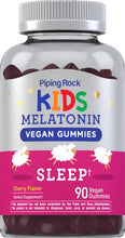 Cargar imagen en el visor de la galería, Piping Rock Gomitas de melatonina para niños de 1 mg | 90 unidades
