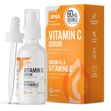 Cargar imagen en el visor de la galería, ANA Sérum Vitamina C 20% SAP + Ác. Hialurónico + MSM + Aloe Orgánico + Vitamina E | pH Equilibrado | 60ml

