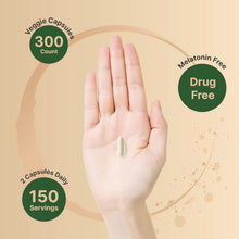 Cargar imagen en el visor de la galería, NatureBell Raíz de Valeriana 11 en 1 | 300 Cápsulas | Magnesio + Ashwagandha + 5-HTP + GABA | Sin Melatonina | Sueño y Relajación

