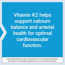 Cargar imagen en el visor de la galería, Life Extension Vitamina K2 45mcg (MK-7) | 90 Cáps Blandas | Salud Cardiovascular + Ósea | Sin Gluten | Sin OGM
